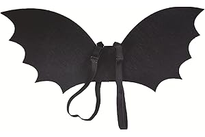 Proumhang Bambini Halloween Cape Wing,Ali di Pipistrello per Bambini da 0 a 8 Anni,Bomboniere,Oggetti di Scena per Cosplay,Decorazioni di Halloween Mantello di Pipistrello