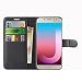 Produktbild Samsung Galaxy J7 Pro 2017 Hülle , Anzhao PU Ledertasche Brieftasche Schutzhülle für Samsung Galaxy J7 Pro Hülle (Schwarz)