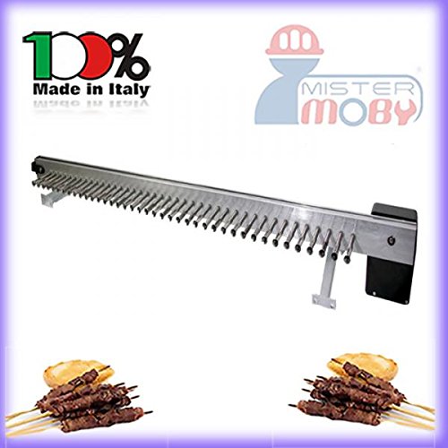 Mistermoby Tecnoroast Trasmissione Elettrica Automatica Per Girare Ruotare 40 Arrosticini