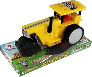 Shinsei Toys Road Roller, Yellow