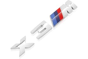 VICYOL S&D Emblèmes adhésifs pour Voiture. Insigne d'argent chromé. Autocollants ABS décoratifs Accessoires Automobiles.