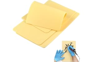 HUANMIN 3 Pcs Pelle Sintetica Tattoo, Doppia Faccia Pelle Pratica Del Tatuaggio Professionale, Per Il Tatuaggio Pratica Del Tatuaggio (19.5 * 30 * 0.3cm)