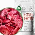 Freeze Dried Strawberry Slices | 50g To-go Pack Raw Natural Premium Freeze Dried Fruit | Freeze Dried Strawberries | Snacking Freeze-Dried Strawberries | Fresh Freeze Dry Strawberrys | ZingyZoo