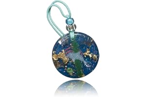 ORGONISE AFRICA Pequeño colgante de orgón con turquesa