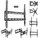 Produktbild WOLTU® TV Wandhalterung Wandhalter Fernseher LCD LED Plasma TV Halterung Befestigung 26-50 Zoll WH8504