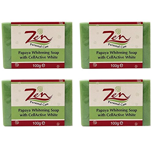 Papaya Whitening Soap with CellActive White Pack 4 Reduces the appearance of age spots. 4 Organic Soap 100gms