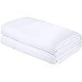 Royale Linens Full Flat Sheet - Ultra Soft Brushed 1800 Microfiber Flat Sheets Only - Wrinkle Free & Stain Resistant - Hotel Quality Top Sheet for Bed (Full, White)