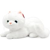 VARDEM 36 cm Peluş Sesli Kedi Oyuncak, 4 Asorti Renk Se&ccedil;enekli Yumuşak Kedi Peluşu, Ses Efektli &Ccedil;ocuk Oyuncağı, Sarılmalık Uy