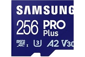 Samsung Memorie MB-MD256SA PRO Plus Scheda MicroSD da 256GB, UHS-I U3, Fino a 180 MB/s