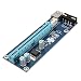 Produktbild ELEGIANT PCI-E Express 1x to 16x Extender Riser Board Card Adapter Riser Karte USB 3.0 Kabel mit SATA Kabel