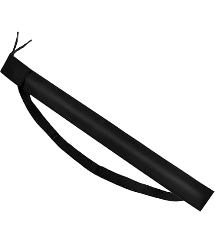 Étui Rigide Pour Queue De Billard 2 Parties - Noir Avec Intérieur Rouge - Longueur 145cm