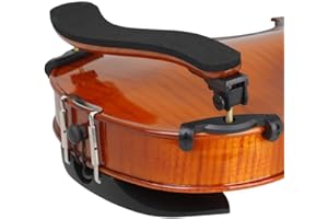 ECOTOWN AMZZ Épaulière réglable en bois massif avec pliable pour violon 3/4, 4/4 et alto de 30,5 cm et 33 cm (épaulière pour violon 3/4 ou 4/4) (violin-rest-001)