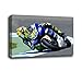 Produktbild Leinwanddruck Moto GP Valentino Rossi Yamaha 18x12