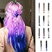UQ 24" 1PC Two Tone Colors Black Light Grey Ombre Braiding Hair Synthetic Fibers Extension 100g