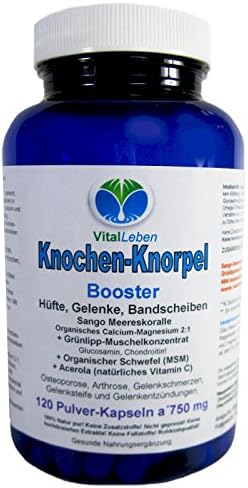 Bone Booster – 120 Powder Capsules A Cartilage 750mg, # 25405