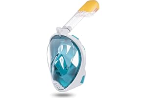 Vitare Snorkel Mask for Adults and Kids, Full Face Snorkel Mask, 180° Wide View Diving Mask, New Breathing System Snorkel Set with Detachable Camera Mount, Scuba Mask