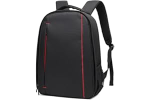 JINTU Sac pour caméra Professionnel Caméra Sac à dos Compartiment pour ordinateur portable Imperméable à l'eau Photographie Housse de protection pour sac à dos Pour Femme homme Photographe SLR lens