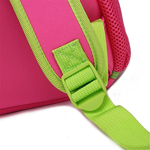 Nohoo Nursery Kids Girls Backpacks for school Toddler- Cute Butterfly Bag Red(13*10.3*4.8 inch) - Best Gift For 3-8 years old