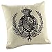 Produktbild JMacleanStore 45*45 Cotton Linen Decorative Throw Pillow Cover Cushion dp:064 Royal Medals