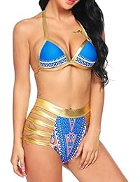 Ekouaer Bikinis Bañador Mujer 2018 Dos Piezas Conjunto De Natación Traje De Baño Push-Up