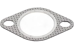 YCTZE Junta de Brida de Escape, 5 uds. Junta de Brida de Tubo de Escape de 2 Pulgadas, Resistencia a Altas Temperaturas, Apta para Cabezal de Colector Turbo, Descarga hacia Abajo Pi