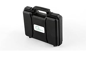 Galica Malette Transport Arme - Mallette Rangement Plastique Transport d'Armes Airsoft - Boîte Rembourrée pour Pistolet et Accessoires-Malette de Protection-Valise d'Extérieur- Malette Anti-Choc