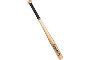 Latinaric Eiche Holz Baseballschläger Baseball Bat für Baseballspiel Selbstverteidigung Sicherheit 60cm/74cm/80cm