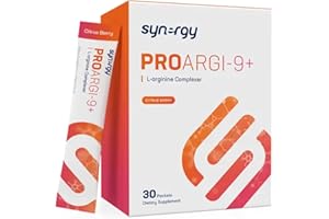 Synergy Worldwide ProArgi 9+ 295 g | 5000mg L-Arginine and 200mg L-Citrulline Supplement with Vitamins C, D3, K, B6, and B12 | Enhance Cardiovascular and Circulatory Health | 30 Sachets