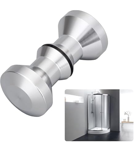 F Season Duschgriff Set - 2 Stück Türknäufe Für Glasduschtüren 30mm