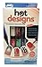 Hot Designs - Nail Varnish Art Pens - Pack Of 6 Colours - Basic Beauty