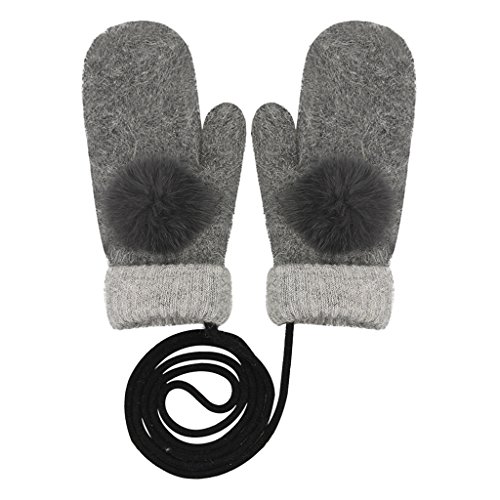 Preisvergleich Produktbild Liying Neu Damen Fäustlinge Handschuhe Fausthandschuhe Warmer Strickhandschuhe Winterhandschuhe Weihnachten Geschenk für Winter