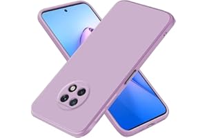 EASSGU Custodia per Redmi Note 9T 5G (6.53" Inches), Cover Morbida in Silicone TPU - Erba Viola