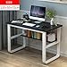 Produktbild HPLL Lapdesks Computertischdesktophaus, Heimarbeitsplatz (Farbe : SCHWARZ, größe : 120 * 50 * 72cm)