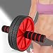 Produktbild AB WHEEL Bauchtrainer Rückentrainer Bauchmuskeltrainer Bauchroller Knie Pad Rot