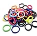 Produktbild Mädchen Haarband FORH 50 Stücke Frauen Elastische Hairband Das Anti Rutsch Haarband Elastische Haarband Krawatten Seil Ring Elastische Hairband Pferdeschwanz Stirnband (A, 4 cm/1.6")