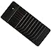 Produktbild Wefond PU Leder Selbstauto Visier CD Halter Kasten Organisator mit 9 CD Slots, 4 Kreditkarten Taschen, 1 Sonnenbrille Halter, 1 Stift Halter (Schwarze CD-Hülle)
