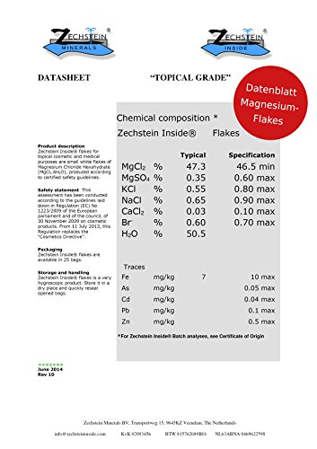 Zechstein Magnesium Flakes 4 kg - 4