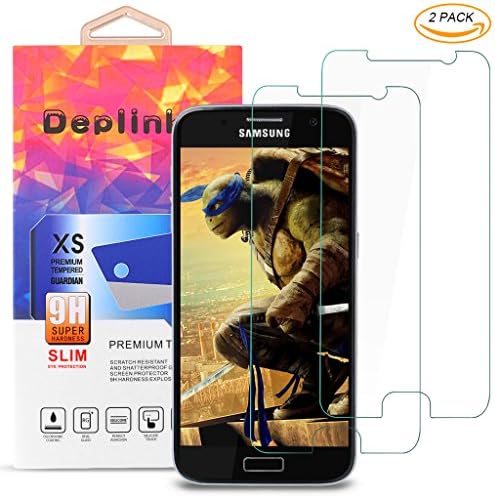 Galaxy S7 Screen Protector , Deplink [2 Pack]9H Hardness Crystal Clear LCD Tempered Glass Protection Film for Samsung Galaxy S7 (5.1")