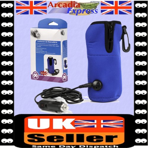 Arcadia Express 12V In Car Portable Travel Baby Feeding Milk Bottle Warmer / Heater