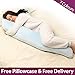 SnuggleUp! Exclusive - L-Shape Lavender Maternity Pillow (FREE BabySoft Pillowcase) FREE DELIVERY