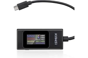 Förläng usb C Tester Mätare Telefon Laddningstestare Mätinstrument Voltmeter Multimeter Ampermätare Spänning och Strömtestare