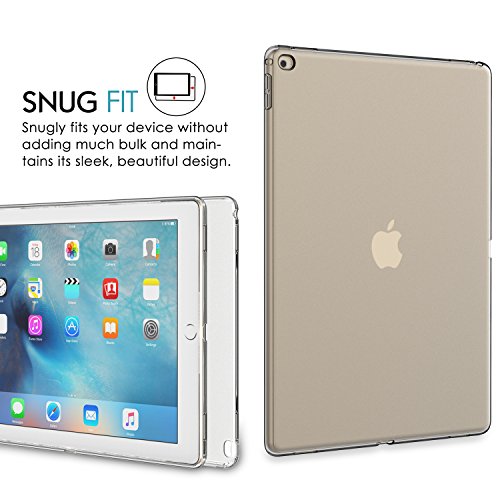 MoKo Hülle für iPad Pro 12.9 – Ultra Slim Flexible iPad Air 3 iPad Pro 12.9 2 TPU Kristall Klar Schale Schutzhülle Crystal Case Cover Durchsichtig für Apple iPad Pro 12.9 Zoll 2015 IOS 9 Tablet, Transparent - 7