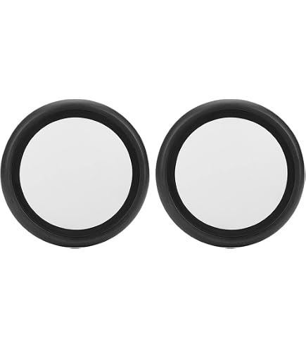 Lot De 2 Roues Avant Caoutchouc Naturel Pour Poussette – Ø13,5 Cm – Pivotantes 360° & Silencieuses