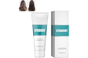 HADAVAKA Crema Alisadora De Proteínas , Crema De Tratamiento Alisador Para Cabello Rizado, Crema Alisadora De Colágeno Nutritiva Y Rápida Para Todo Tipo De Cabello (2 pcs)