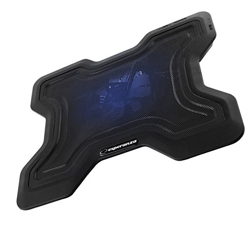 Esperanza 15.6“ Laptop Kühler │ Cooling Pad │ Kühl-Unterlage │Notebook-Ständer │PC-Cooler │Festplatten-Kühlung - 2