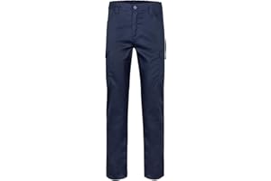 VELILLA Pantalón Multibolsillos Pantalones de utilidades de Trabajo Unisex Adulto