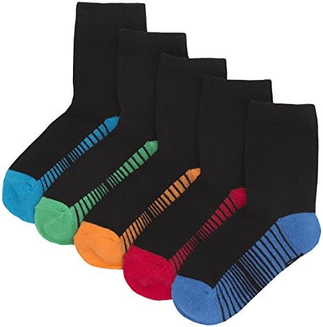 Boys Girls Heel Toe Cotton Rich 5-10 Pairs Socks