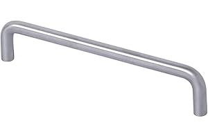 Gedotec Poignée de Meuble en Acier Inoxydable - AG 10001 - Poignée de Porte et Tiroir de Placard, Meuble de Cuisine, Armoire - avec Vis de Fixation - Entraxe 128 mm - 1 Pièce