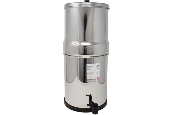 DOULTON Purificateur d'eau à gravité British Berkefeld 8,5 L équipé de 4 cartouches atc supersterasyl