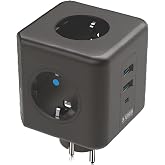 MOBEE Termal Akım Korumalı 3'L&uuml; Priz &ndash; 2500W | USB &amp; Type-C 2.1A Şarj &Ccedil;ıkışlı 10A G&uuml;&ccedil; Koruma &Uuml;nitesi 3440
